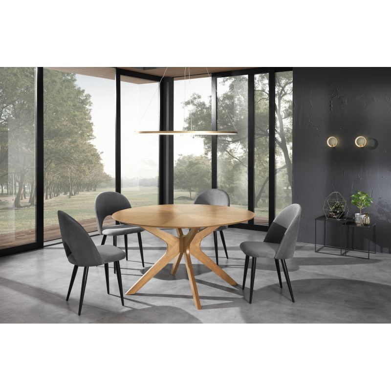 Tavolo Rotondo Tallin Rovere 137 cm | Tomasucci