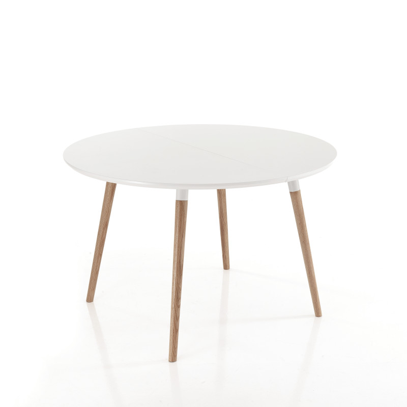 Tavolo Rotondo Allungabile Ego Wood  128X68X15 Cm