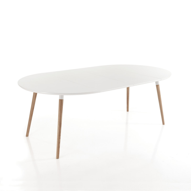 Tavolo Rotondo Allungabile Ego Wood  128X68X15 Cm