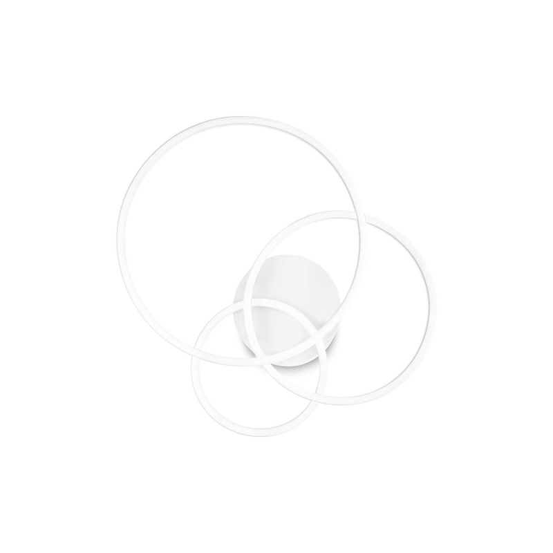 Lampada Da Soffitto Frame Pl Cerchio Bianco Ideal-Lux