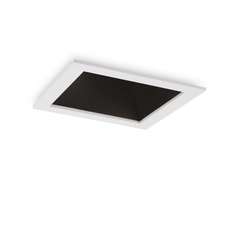 Lampada Da Incasso Game Trim Square 11W 3000K Wh Bk Ideal-Lux
