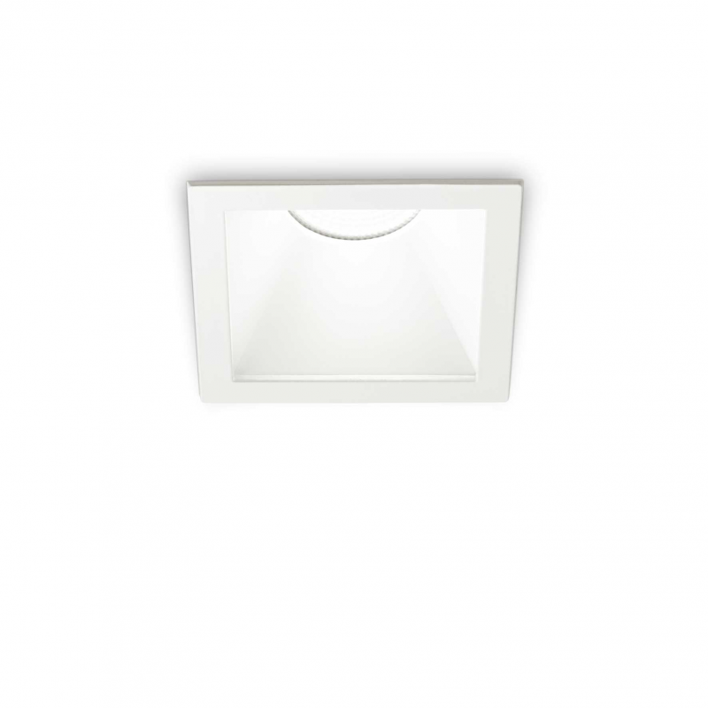 Lampada Da Incasso Game Trim Square 11W 3000K Wh Wh Ideal-Lux