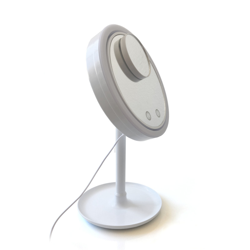 Specchio Da Tavolo Con Led Makeup 32 X 21,5 H.8 Cm