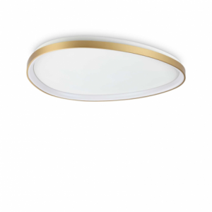 Lampada Da Soffitto Gemini Pl D081 On-Off Ottone Ideal-Lux