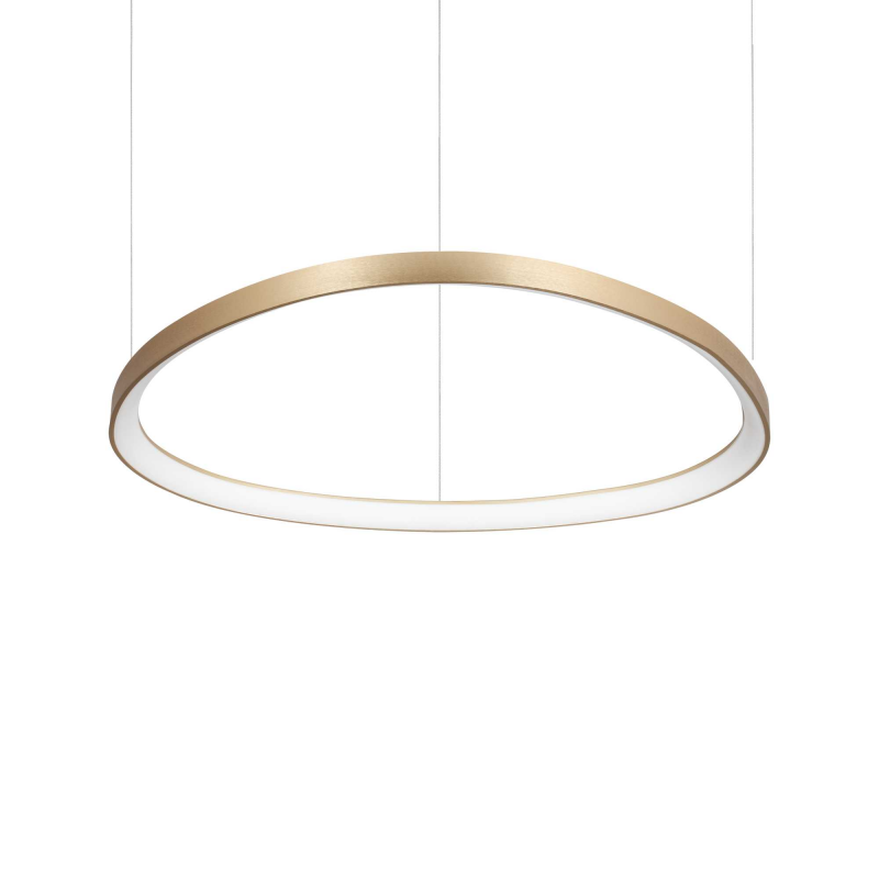 Lampada A Sospensione Gemini Sp D081 Dali/Push Ottone Ideal-Lux