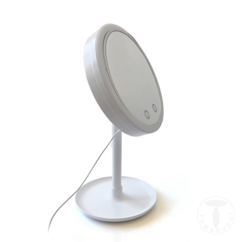 Specchio Da Tavolo Con Led Makeup 32 X 21,5 H.8 Cm