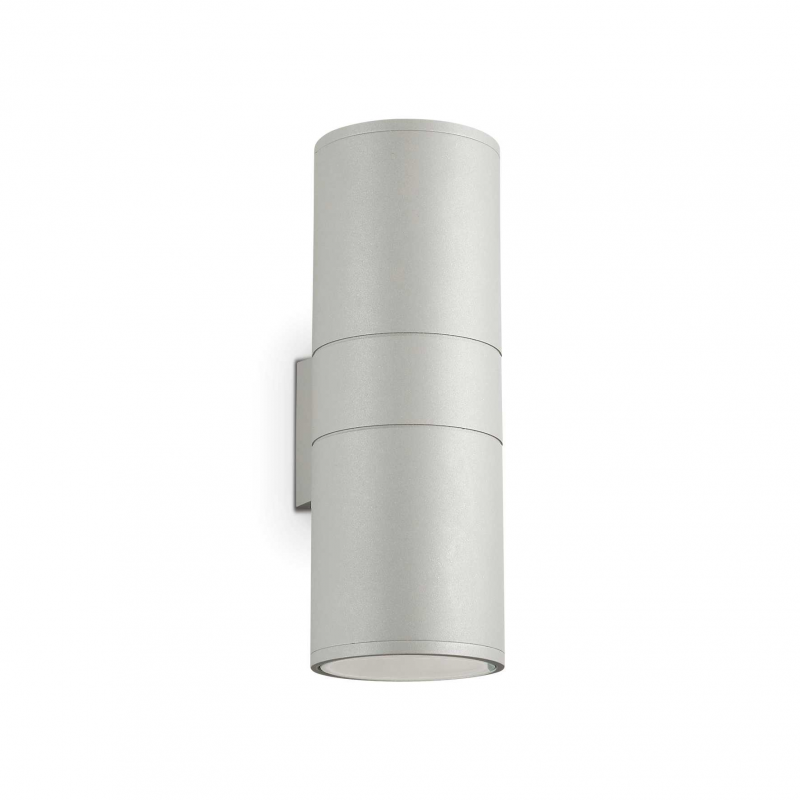 Lampada Da Parete Gun Ap2 Big Grigio Ideal-Lux