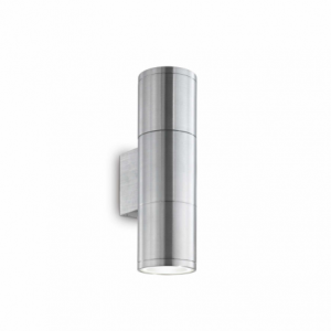 Lampada Da Parete Gun Ap2 Small Alluminio Ideal-Lux