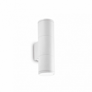 Lampada Da Parete Gun Ap2 Small Bianco Ideal-Lux