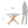 Tavolo Rotondo New - Frisia 125 X 125 H5 Cm