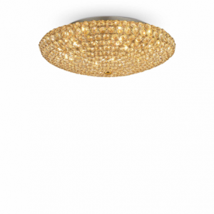 Lampada Da Soffitto King Pl9 Oro Ideal-Lux