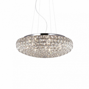 Lampada A Sospensione King Sp7 Cromo Ideal-Lux
