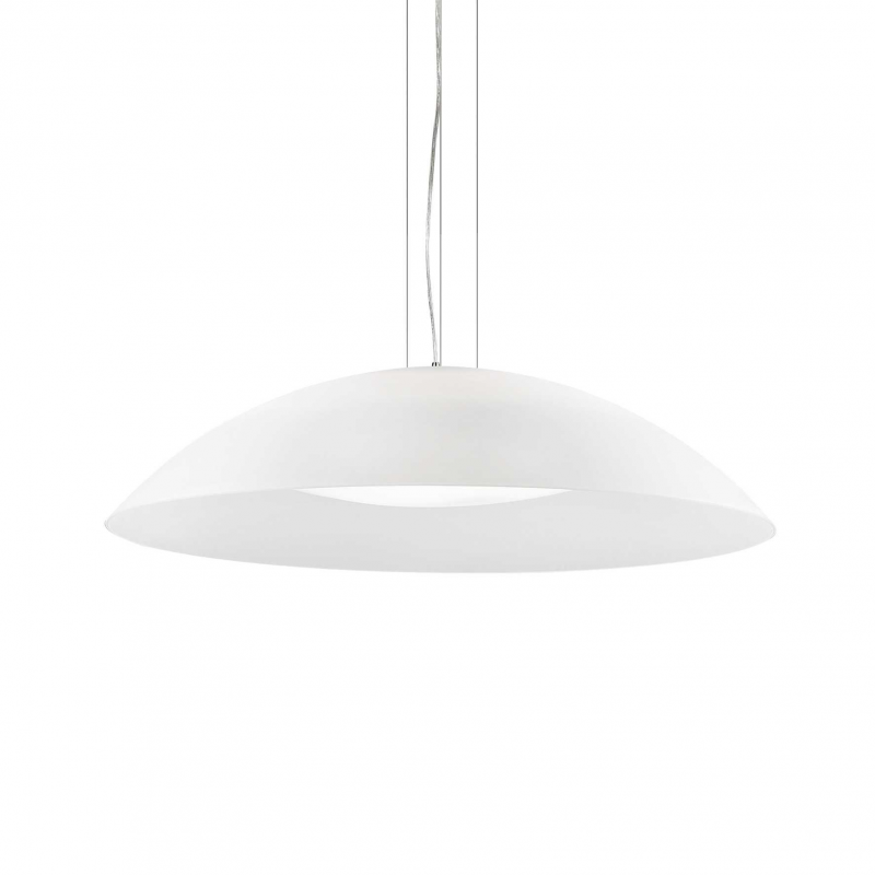Lampada A Sospensione Lena Sp3 D74 Bianco Ideal-Lux