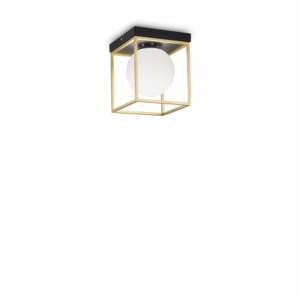 Lampada Da Soffitto Lingotto Pl1 Ottone Ideal-Lux