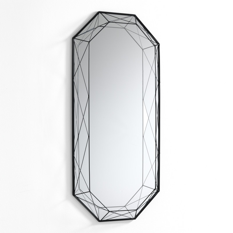 Specchiera Da Parete Diamond 120 60 X 125 H.14 Cm