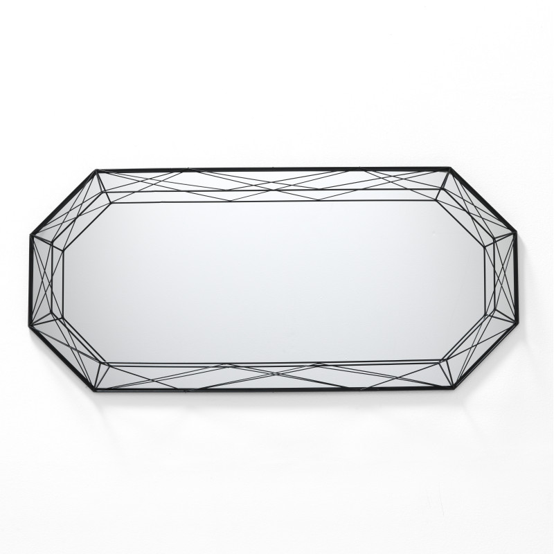 Specchiera Da Parete Diamond 120 60 X 125 H.14 Cm