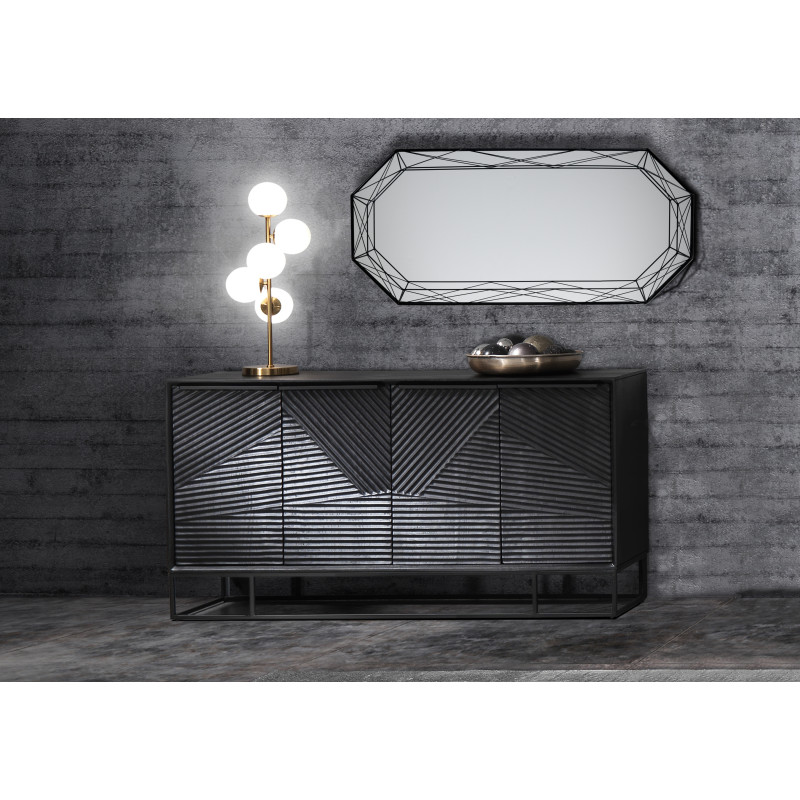 Specchiera Da Parete Diamond 120 60 X 125 H.14 Cm