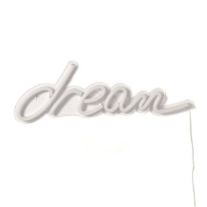Scritta Luminosa Da Parete Dream 48 X 26,5 H3,5 Cm