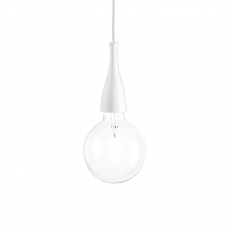 Lampada A Sospensione Minimal Sp1 Bianco Ideal-Lux