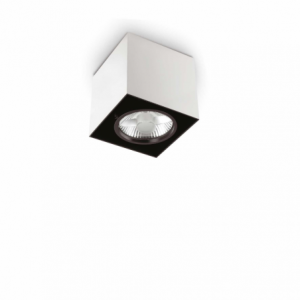 Lampada Da Soffitto Mood Pl1 D09 Square Bianco Ideal-Lux