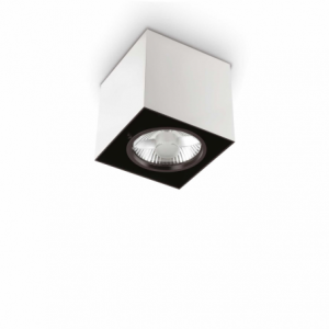 Lampada Da Soffitto Mood Pl1 D15 Square Bianco Ideal-Lux