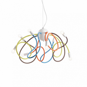 Lampada A Sospensione Multiflex Sp8 Color Ideal-Lux