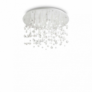 Lampada Da Soffitto Neve Pl12 Bianco Ideal-Lux