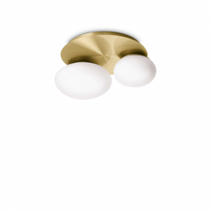 Lampada Da Soffitto Ninfea Pl2 Ottone Ideal-Lux