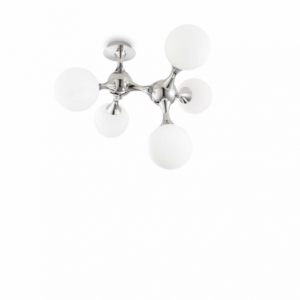 Lampada Da Soffitto Nodi Pl5 Bianco Ideal-Lux