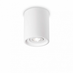 Lampada Da Soffitto Oak Pl1 Round Bianco Ideal-Lux