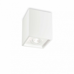Lampada Da Soffitto Oak Pl1 Square Bianco Ideal-Lux