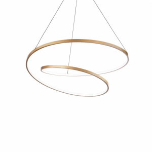 Lampada A Sospensione Oz Sp D60 Dali Ottone Ideal-Lux