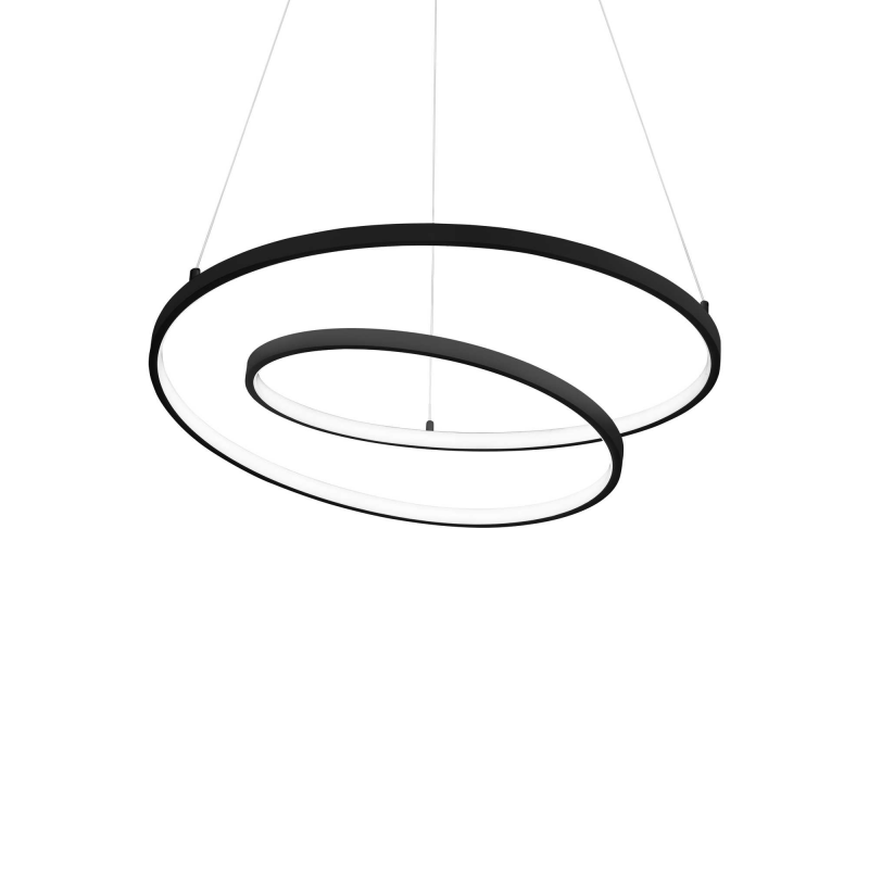 Lampada A Sospensione Oz Sp D60 On-Off Nero Ideal-Lux