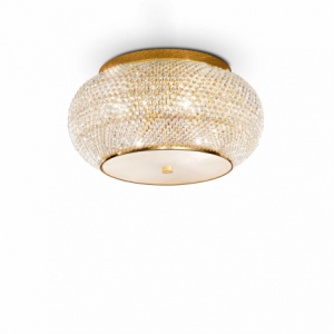 Lampada Da Soffitto Pasha' Pl6 Oro Ideal-Lux