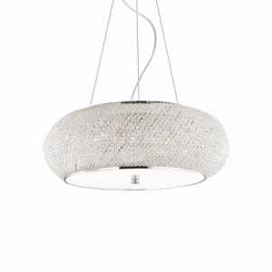 Lampada A Sospensione Pasha' Sp10 Cromo Ideal-Lux
