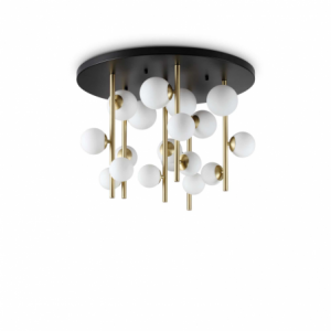 Lampada Da Soffitto Perlage Pl18 Bianco Ideal-Lux