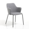 Sedia Sonia Grey 60 X 56 H.71 Cm