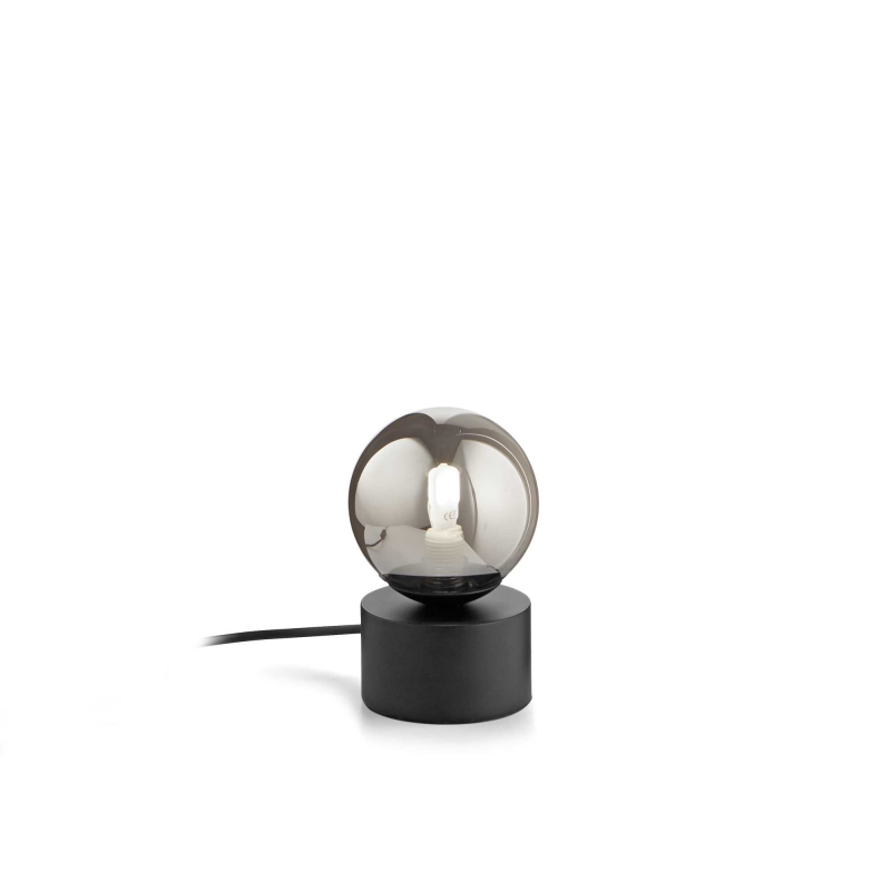 Lampada Da Tavolo Perlage Tl1 Fume' Ideal-Lux