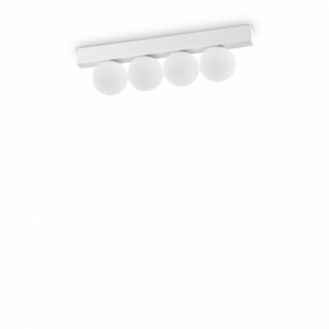 Lampada Da Soffitto Ping Pong Pl4 Bianco Ideal-Lux