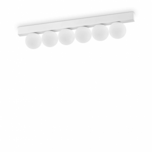 Lampada Da Soffitto Ping Pong Pl6 Bianco Ideal-Lux