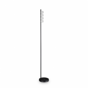 Lampada Da Terra Ping Pong Pt4 Nero Ideal-Lux