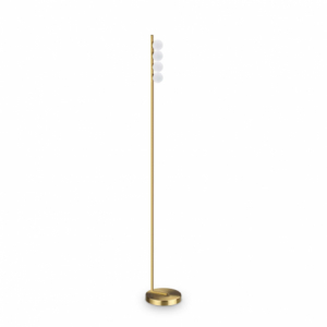 Lampada Da Terra Ping Pong Pt4 Ottone Ideal-Lux