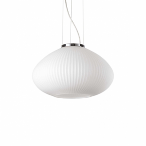 Lampada A Sospensione Plisse' Sp1 D35 Cromo Ideal-Lux