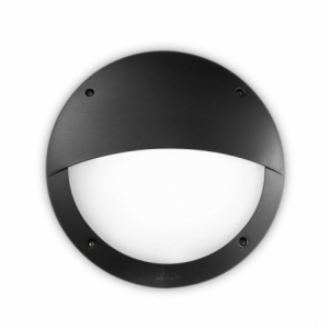 Lampada Da Parete Polar-2 Ap1 Nero Ideal-Lux
