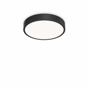 Lampada Da Soffitto Ray Pl D40 Nero Ideal-Lux