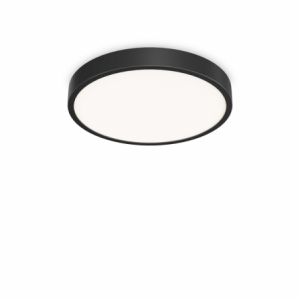 Lampada Da Soffitto Ray Pl D60 Nero Ideal-Lux