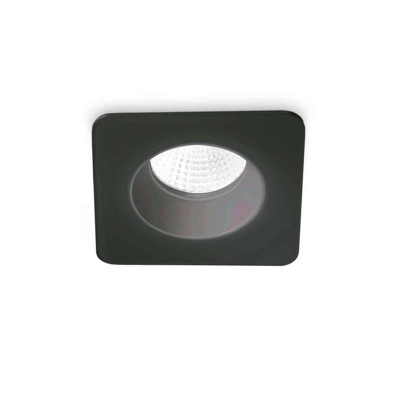Lampada Da Incasso Room-65 Fi Square Bk Ideal-Lux