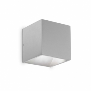 Lampada Da Parete Rubik Ap Grigio 3000K Ideal-Lux