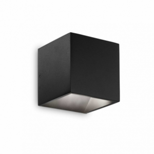 Lampada Da Parete Rubik Ap Nero 3000K Ideal-Lux