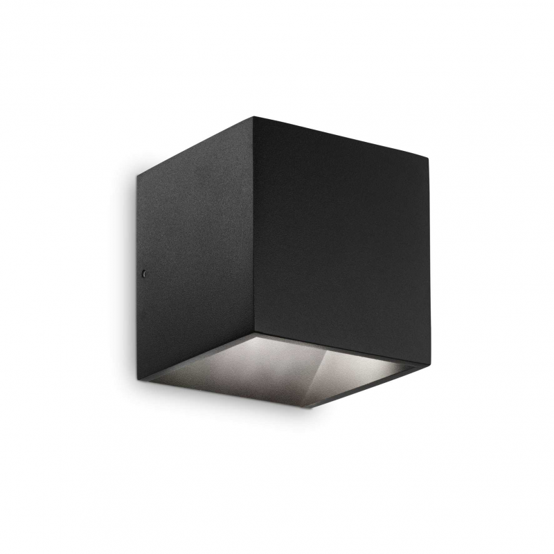 Lampada Da Parete Rubik Ap Nero 3000K Ideal-Lux